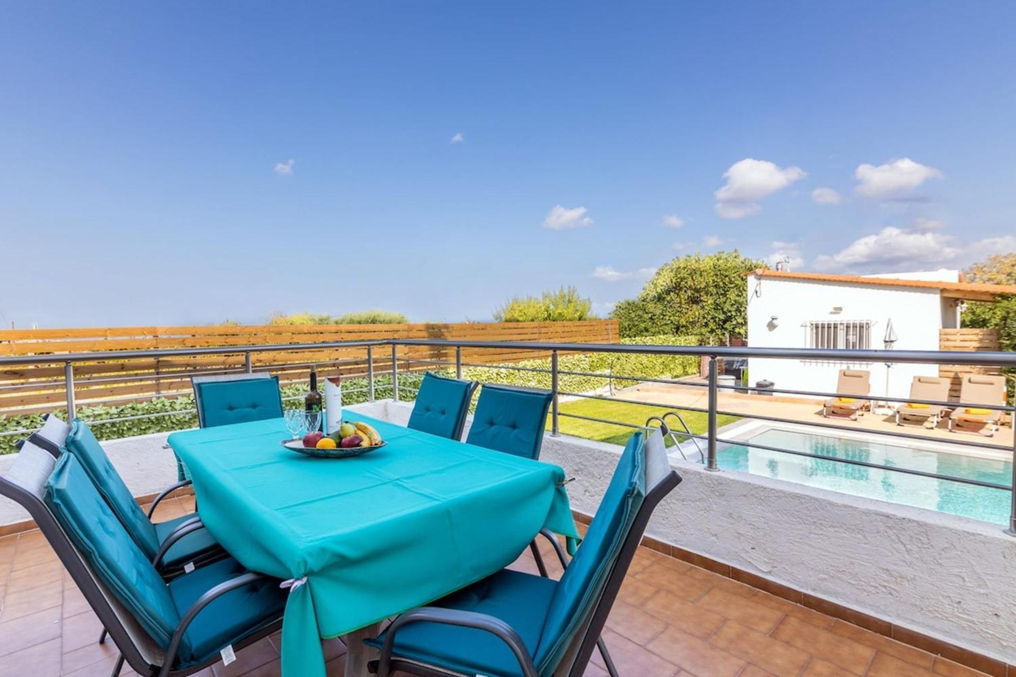 Amazing Villa Chrysanthi With Private Pool In Heraklion Epano Vathia Екстер'єр фото