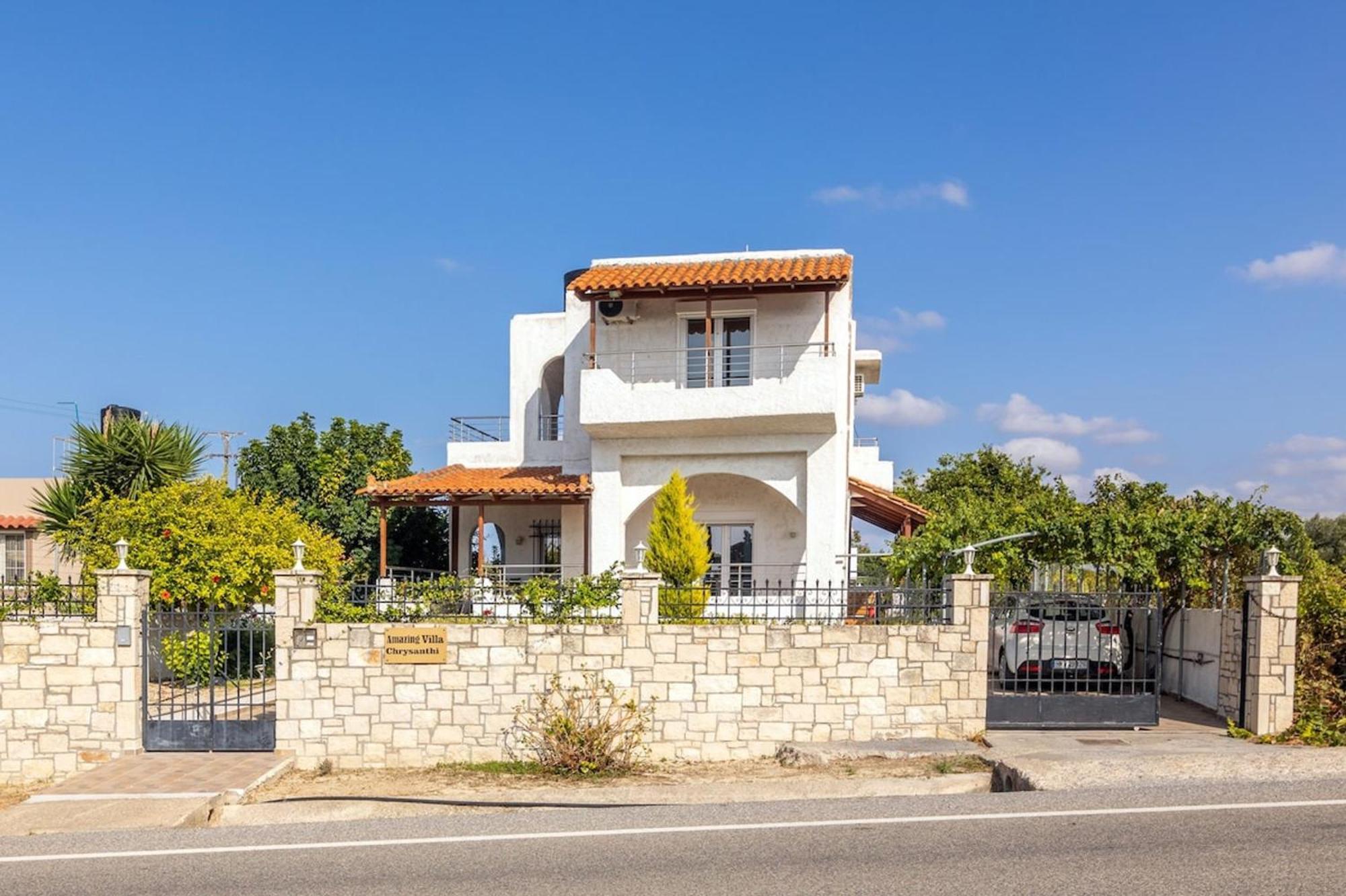 Amazing Villa Chrysanthi With Private Pool In Heraklion Epano Vathia Екстер'єр фото